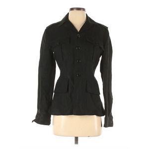 RALPH LAUREN Purple Label | Black Linen Jacket 2